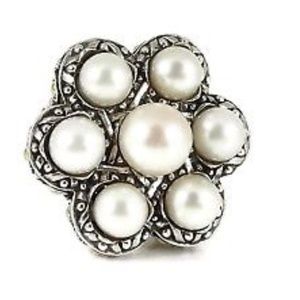 JOHN HARDY STERLING SILVER 18K GOLD RING